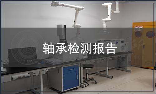 軸承檢測報告