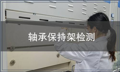 軸承保持架檢測(cè)