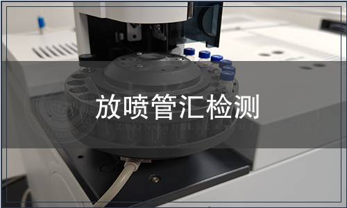 放噴管匯檢測